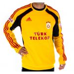 Galatasaray Yellow Sweat Training Top 10/11 from adidas at Turkish Football Shop # P02890