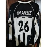 Beşiktaş 2003-2004 Sezonu İlhan Mansız #26 Retro Çubuklu Forma (Uzun Kollu - Puma) from Puma at Turkish Football Shop # 