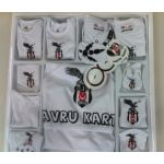 Beşiktaş Orijinal Lisanslı 10'lu Bebek Hastane Çıkış Seti - Yavru Kartal (Kutulu) from  at Turkish Football Shop # 12A1C78002ST