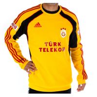 Galatasaray Yellow Sweat Training Top 10/11 from adidas at Turkish Football Shop # P02890