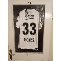 Adidas Beşiktaş 2015-2016 İç Saha Forması Gomez 33 Climacool Beyaz/Siyah - M Beden from adidas at Turkish Football Shop # AN5920