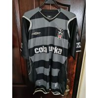 Beşiktaş 2007-2008 Away Jersey Umbro Cola Turka Original Grey Black L from  at Turkish Football Shop # 