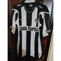 Beşiktaş 2006-2007 Sezonu Mert Nobre #11 Retro Çubuklu Forma (Umbro) from  at Turkish Football Shop # 
