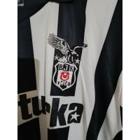 Beşiktaş 2007-2008 Sezonu Rodrigo Tello #14 Retro Çubuklu Forma (Umbro) from  at Turkish Football Shop # 