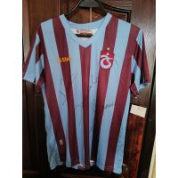 Orijinal Etiketli Trabzonspor TS Club Islak İmzalı Bordo-Mavi Forma (S Beden) from  at Turkish Football Shop # 