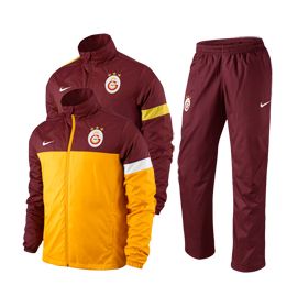 Galatasaray Red Sideline Woven Warm Up Tracksuit 12/13 from Nike at Turkish Football Shop # 477933