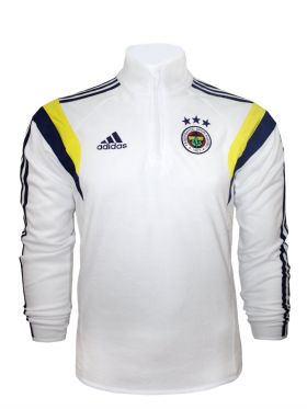 Fenerbahce White Fleece Training Top 2014/15 from adidas at Turkish Football Shop # 