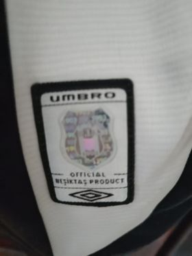 Beşiktaş 2006-2007 Sezonu Mert Nobre #11 Retro Çubuklu Forma (Umbro) from  at Turkish Football Shop # 