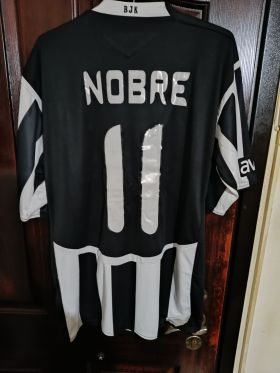 Beşiktaş 2006-2007 Sezonu Mert Nobre #11 Retro Çubuklu Forma (Umbro) from  at Turkish Football Shop # 