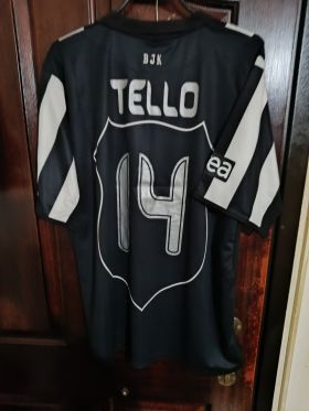 Beşiktaş 2007-2008 Sezonu Rodrigo Tello #14 Retro Çubuklu Forma (Umbro) from  at Turkish Football Shop # 