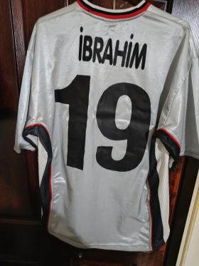 Orijinal 1999-2000 Beşiktaş Reebok Forma – İbrahim Üzülmez #19 Gri Forma from  at Turkish Football Shop # 