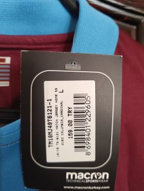 Orijinal Etiketli Trabzonspor 2018/2019 Macron İmzalı Maç Forması (L Beden) from  at Turkish Football Shop # 
