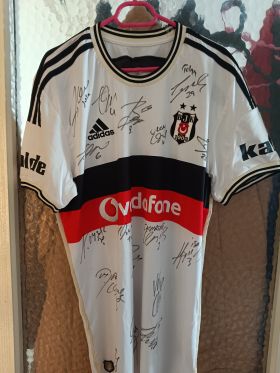 Koleksiyonluk Beşiktaş 2014-2015 Futbolcu İmzalı Orijinal Adidas Forma (L Beden) from adidas at Turkish Football Shop # 