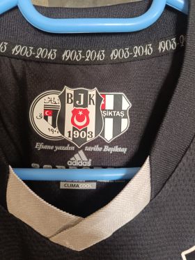 Koleksiyonluk 2012/13 Beşiktaş Toyota Sponsorlu 110. Yıl Özel Siyah Forma - S Beden from adidas at Turkish Football Shop # D03357