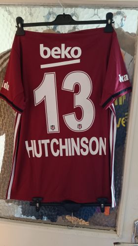 Orijinal Etiketli Beşiktaş 2016/2017 Atiba Hutchinson #13 Bordo Forma (L Beden) from adidas at Turkish Football Shop # 
