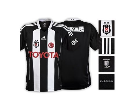 Besiktas Away Jersey 11/12 from adidas at Turkish Football Shop # 12S4E0100102
