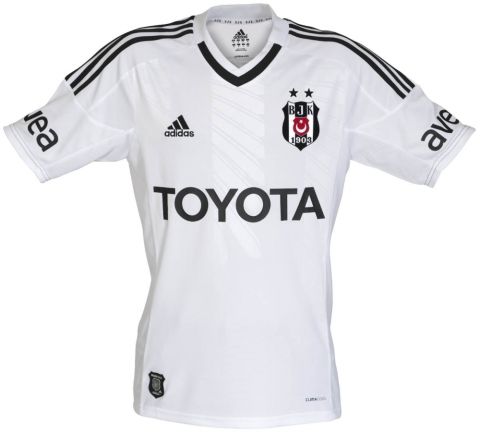 Besiktas Home Jersey 12/13 from adidas at Turkish Football Shop # 23S4E0100101