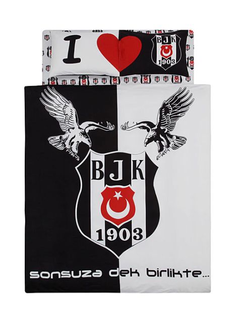 Besiktas Logo Double Duvet Cover from  at Turkish Football Shop # 