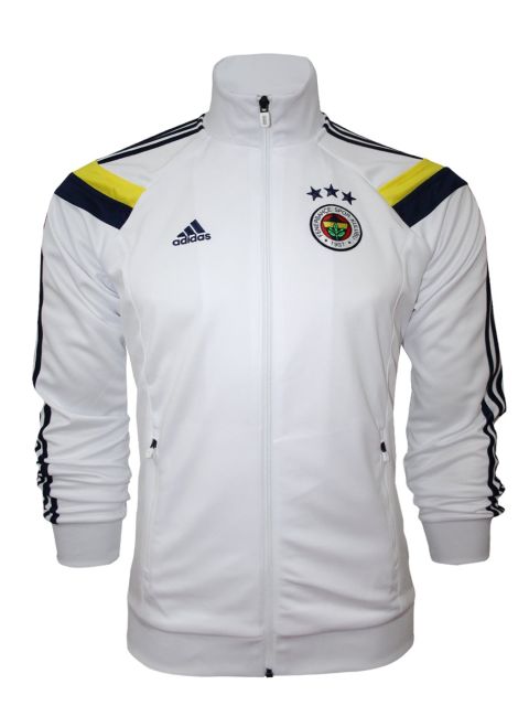 Fenerbahce White Anthem Jacket 2014/15 from adidas at Turkish Football Shop # 