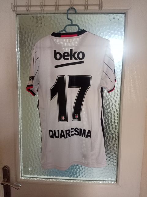 Adidas Beşiktaş 2016-2017 İç Saha Forması Quaresma 17 Climacool Beyaz/Siyah - S Beden from adidas at Turkish Football Shop # BG8470