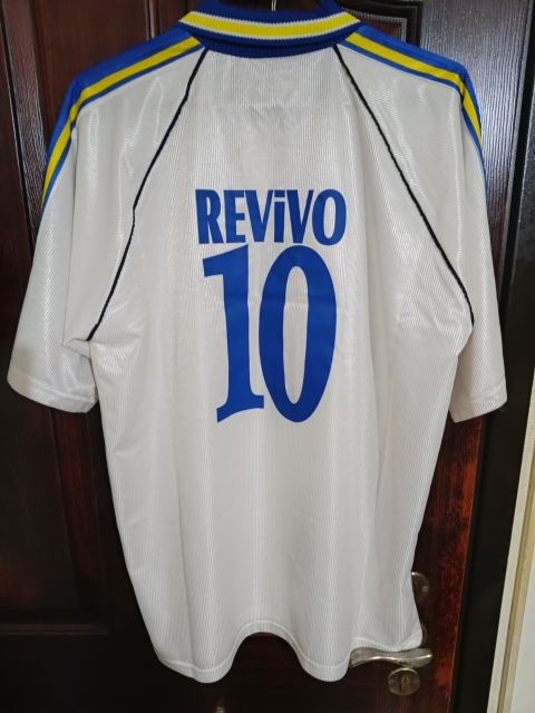 Fenerbahçe 2000-2001 Sezonu Haim Revivo #10 Retro Beyaz Forma from  at Turkish Football Shop # 
