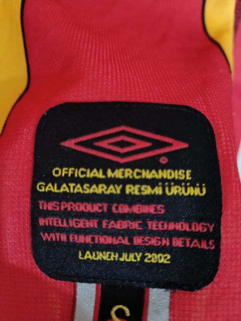 Orijinal Etiketli Galatasaray 2002-2003 Umbro Parçalı Forma – Aria Sponsorlu (L) from  at Turkish Football Shop # 