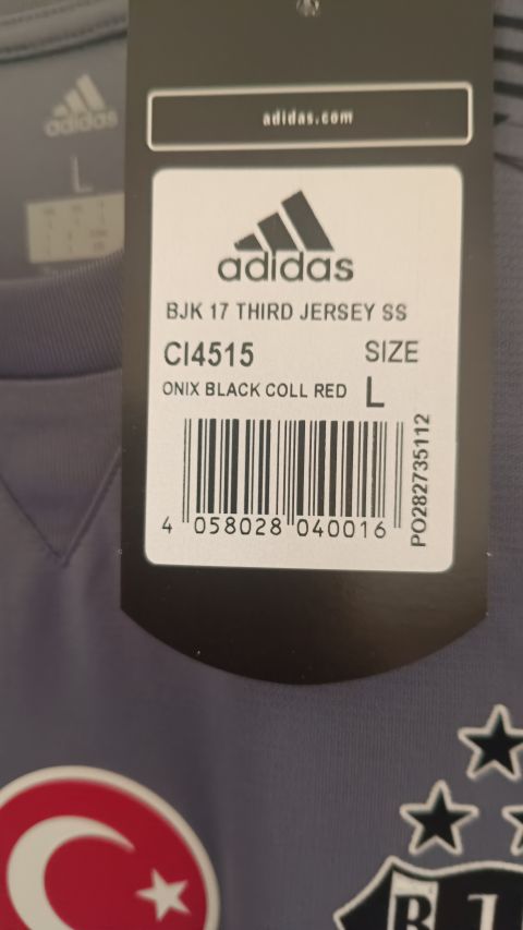 Beşiktaş 2017-2018 Üçüncü Forma Adidas Climacool Gökhan 77 from adidas at Turkish Football Shop # CI4515