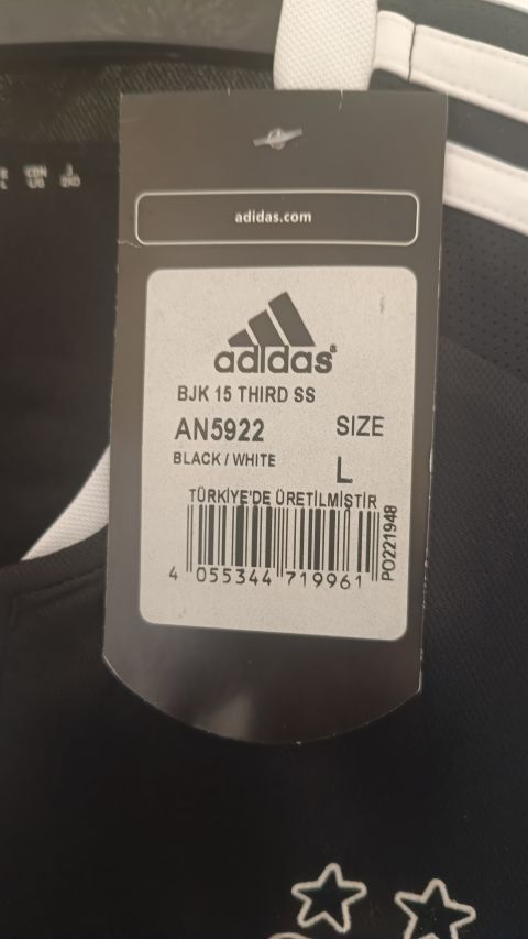 Beşiktaş 2015-2016 Third Forma Ricardo Quaresma #17 Adidas Climacool Etiketli Orijinal from adidas at Turkish Football Shop # AN5922
