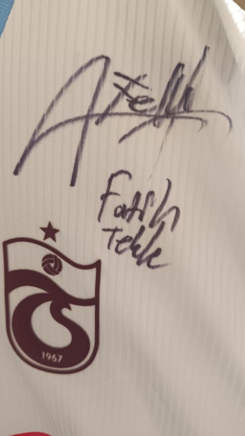 Trabzonspor 2025-26 Takım İmzalı Orijinal Joma Deplasman Forması from  at Turkish Football Shop # 