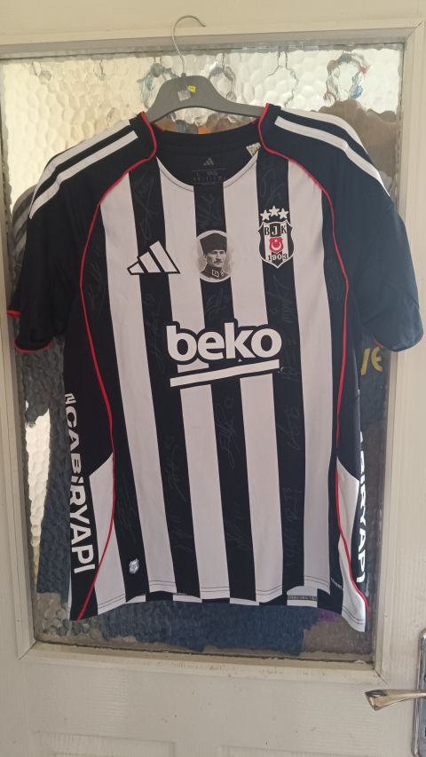 Adidas Beşiktaş 2025/26 Home Jersey Orkun Kökçü #10 Signed – İmzalı BJK Forma from adidas at Turkish Football Shop # 