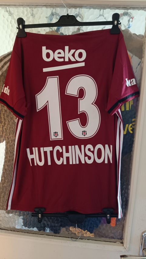 Orijinal Etiketli Beşiktaş 2016/2017 Atiba Hutchinson #13 Bordo Forma (L Beden) from adidas at Turkish Football Shop # 