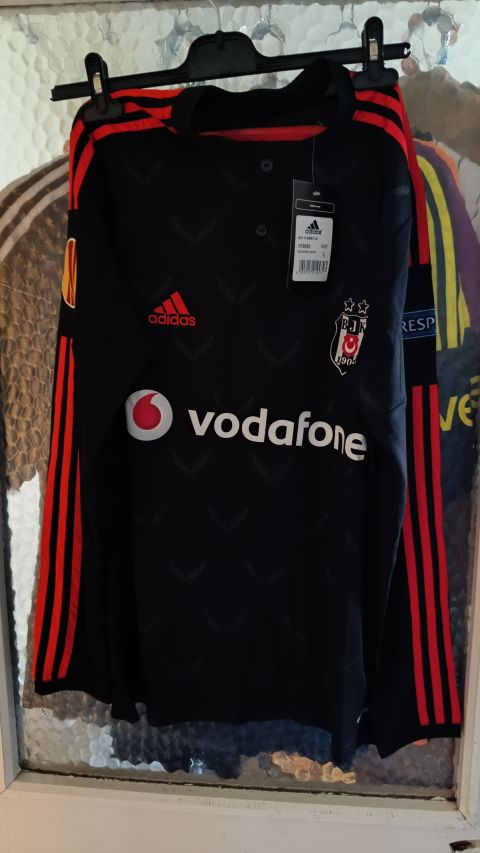 KOLEKSİYONLUK Beşiktaş 2014-2015 Demba Ba #9 Avrupa Ligi Forması (Sıfır Etiketli - Uzun Kollu) from adidas at Turkish Football Shop # 