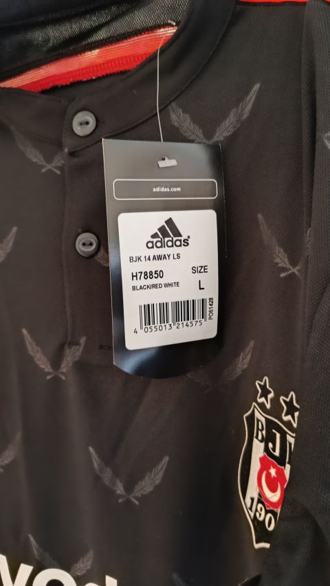 KOLEKSİYONLUK Beşiktaş 2014-2015 Demba Ba #9 Avrupa Ligi Forması (Sıfır Etiketli - Uzun Kollu) from adidas at Turkish Football Shop # 